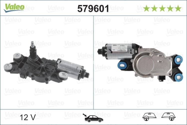 Motor ștergator spate pentru: VOLVO V70 III, XC60 I, XC70 II 04.07-12.17
