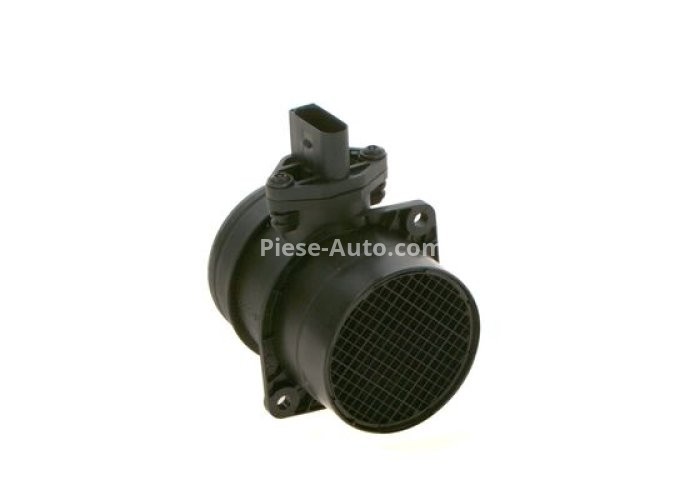 Debitmetru aer BOSCH (5 pini) pentru: AUDI A3, A4 B5, A4 B6; SEAT LEON, TOLEDO II; SKODA OCTAVIA I, OCTAVIA II; VW BORA, BORA I, CALIFORNIA T4 CAMPER, GOLF IV, GOLF V, NEW BEETLE 1.8-2.5D 11.94-12.10