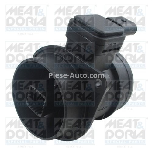 Debitmetru aer Meat & Doria (3 pini, modul) pentru: AUDI A1, A3, A4 B6, A4 B7, A6 C5, A8 D2, ALLROAD C5; SEAT ALTEA, ALTEA XL, IBIZA IV, IBIZA IV SC, IBIZA IV ST, LEON, TOLEDO IV; SKODA FABIA II 1.4-2.5D 02.00-