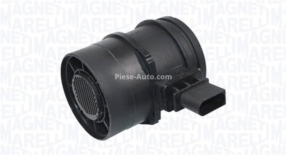 Debitmetru aer Magneti Marelli (modul) pentru: BMW 1 (E81), 1 (E82), 1 (E88), 3 (E90), 3 (E91), 3 (E92), 3 (E93), 7 (E65, E66, E67), X1 (E84) 2.0D/3.9D/4.4D 10.02-06.15