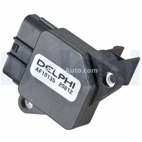 Debitmetru aer DELPHI (5 pini, cartus) pentru: VOLVO C30, C70 II, S40 II, S60 I, S80 I, S80 II, V50, V70 II, V70 III, XC60 I, XC70 II, XC90 I; JAGUAR S-TYPE II, XF I, XJ, XK 8 1.0-4.4 11.95-