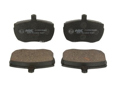 Set plăcuțe frână ABE, față ,pentru: DAF 400, 400-SERIE; IVECO DAILY I; ALFA ROMEO AR 8; FORD TRANSIT; LAMBORGHINI LM-002; LAND ROVER 110/127, 90 I, DEFENDER, RANGE ROVER I 1.6-5.2 07.70-02.16