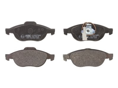 Set plăcuțe frână ABE, față ,pentru: ALFA ROMEO 147, 156; LANCIA LYBRA 1.6-2.0 02.97-03.10