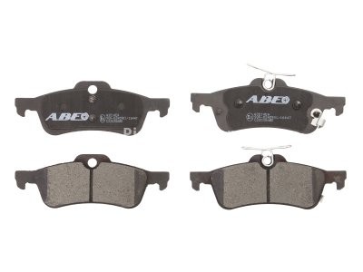 Set plăcuțe frână ABE, spate ,pentru: DAIHATSU CHARADE VIII; HONDA CIVIC IX; TOYOTA YARIS, YARIS / VIOS, YARIS/HATCHBACK 1.0-2.2D 08.05-