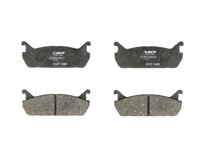 Set plăcuțe frână ABE, spate ,pentru: DAIHATSU APPLAUSE I, APPLAUSE II; MAZDA 323 C IV, 323 F IV, 323 P V, 323 S IV, 323 S VI, 6, MX-5 I, MX-5 II; SUZUKI BALENO 1.3-2.3 06.89-10.05