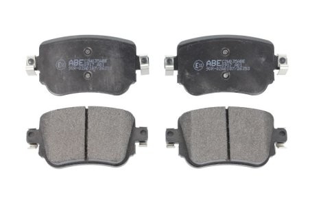 Set plăcuțe frână ABE, spate ,pentru: AUDI A1, A1 CITY CARVER, A3, Q3, TT; SEAT ALHAMBRA, LEON, LEON SC, LEON SPORTSTOURER, LEON ST, LEON ST/KOMBI; SKODA KODIAQ, OCTAVIA III 1.0-Electric 05.10-