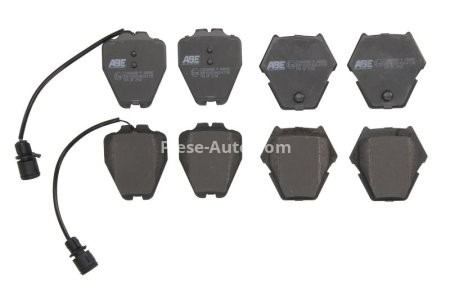 Set plăcuțe frână ABE, față ,pentru: AUDI A6 C5, A8 D2 2.5D-4.2 04.96-07.04