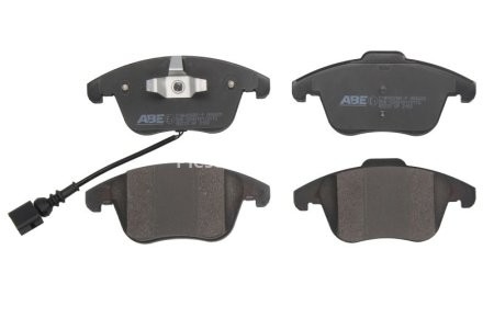 Set plăcuțe frână ABE, față ,pentru: AUDI Q3; SEAT ALHAMBRA; VW PASSAT B6, PASSAT B7, PASSAT B7/KOMBI, POLO V, SHARAN, TIGUAN, TIGUAN/SUV 1.4-3.6 09.07-