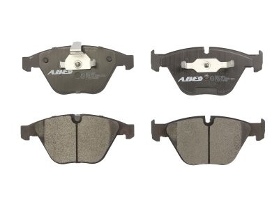 Set plăcuțe frână ABE, față ,pentru: BMW 1 (E82), 3 (E90), 3 (E91), 3 (E92), 3 (E93), 5 (E60), 5 (E61), 6 (E63), 6 (E64), 7 (E65, E66, E67), X1 (E84), Z4 (E89) 2.0-6.0 07.01-08.16