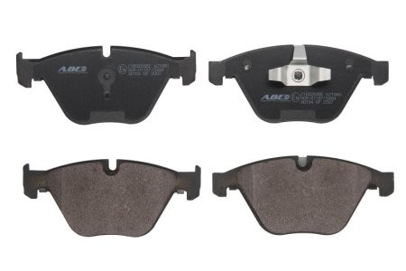 Set plăcuțe frână ABE, față ,pentru: BMW 3 (E90), 3 (E91), 3 (E92), 3 (E93), 7 (E65, E66, E67), X1 (E84) 1.6-4.0 12.04-06.15