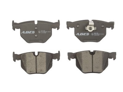 Set plăcuțe frână ABE, spate ,pentru: BMW 3 (E92), 5 (E60), 5 (E61), 6 (E63), 6 (E64), 7 (E65, E66, E67), X5 (F15, F85), X6 (F16, F86) 2.0-4.4 12.01-07.19