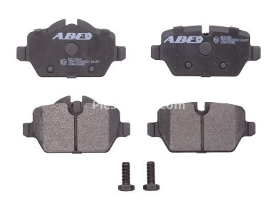 Set plăcuțe frână ABE, spate ,pentru: BMW 1 (E81), 1 (E87), 1 (E88), 1 (F20), 3 (E90), 3 (E92); MINI (R52), (R57), COUNTRYMAN (R60), PACEMAN (R61) 1.6-2.0D 06.04-10.16