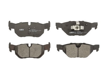 Set plăcuțe frână ABE, spate ,pentru: BMW 1 (E81), 1 (E82), 1 (E87), 1 (E88), 3 (E90), 3 (E91), 3 (E92), 3 (E93), 3 (F30, F80), X1 (E84), X3 (F25) 1.6-3.0D 06.04-10.18
