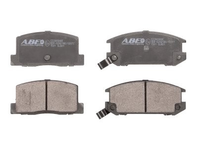 Set plăcuțe frână ABE, spate ,pentru: BMW 3 (E21); LEXUS ES; TOYOTA CALDINA, CAMRY, CARINA V, CENTURY, CHASER, COROLLA, COROLLA FX, CORONA, CRESSIDA, CROWN, HARRIER, MARK II 1.3-4.0 08.77-