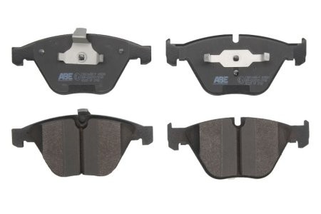 Set plăcuțe frână ABE, față ,pentru: BMW 1 (E82), 3 (E90), 3 (E91), 3 (E92), 3 (E93), 5 (E60), 5 (E61), 6 (E63), 6 (E64), 7 (E65, E66, E67), X1 (E84), Z4 (E89) 2.0-6.0 07.01-08.16