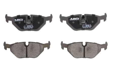 Set plăcuțe frână ABE, spate (cu lacat), se potrivește: BMW 3 (E30), 3 (E36), 5 (E34), 7 (E32), 7 (E65, E66, E67), X3 (E83), Z1, Z3 (E36); MG MG X-POWER 1.6-5.0 03.85-08.10