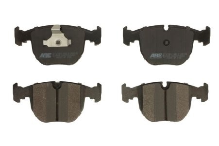 Set plăcuțe frână ABE, față ,pentru: BMW 5 (E39), 7 (E38), 7 (E65, E66, E67), X1 (E84), X3 (E83), X5 (E53); FERRARI 5__ MARANELLO 2.0ALK-5.7 03.94-06.15