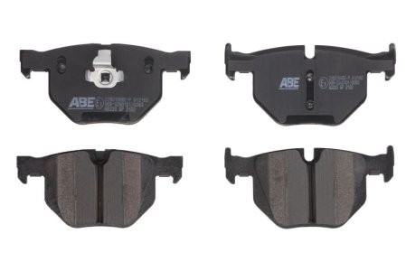 Set plăcuțe frână ABE, spate ,pentru: BMW 3 (E92), 5 (E60), 5 (E61), 6 (E63), 6 (E64), 7 (E65, E66, E67), X5 (F15, F85), X6 (F16, F86) 2.0-4.4 12.01-07.19