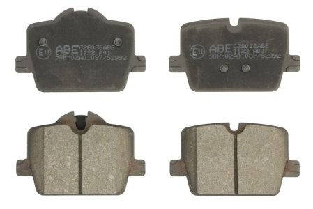 Brake pads set rear , fits: BMW 2 (G42, G87), 3 (G20, G80, G28), 3 (G21), 3 (G21, G81), 4 (G22, G82), 4 (G23, G83), I4 (G26), Z4 (G29); TOYOTA SUPRA 2.0-Electric 11.18-