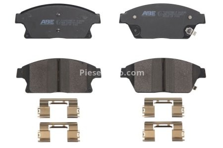 Set plăcuțe frână ABE, față ,pentru: CHEVROLET CRUZE, ORLANDO, TRAX, VOLT; DAIHATSU CHARADE VIII; OPEL AMPERA, ASTRA J, ASTRA J GTC 1.33-2.0D 05.09-