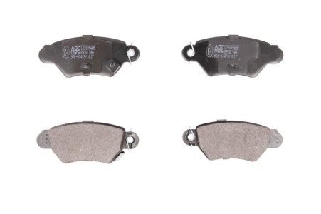 Set plăcuțe frână ABE, spate ,pentru: CHEVROLET ASTRA, CORSA, VIVA, ZAFIRA; OPEL ASTRA G, ASTRA G CLASSIC, ASTRA G/KOMBI, COMBO TOUR, CORSA C, CORSA C/HATCHBACK, ZAFIRA A 1.2-2.2D 08.94-07.12