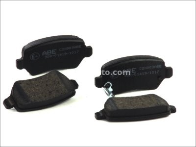 Set plăcuțe frână ABE, spate ,pentru: CHEVROLET ASTRA, CORSA, VIVA, ZAFIRA; KIA CEE'D, PRO CEE'D, VENGA; LADA KALINA; OPEL ASTRA G, ASTRA G CLASSIC, ASTRA G/KOMBI, ASTRA H 1.0-2.2D 08.94-