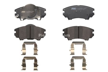 Set plăcuțe frână ABE, față ,pentru: CHEVROLET CAMARO, MALIBU; OPEL ASTRA J, ASTRA J GTC, ASTRA J/HATCHBACK, CASCADA, CORSA C/HATCHBACK, INSIGNIA A, INSIGNIA A COUNTRY, ZAFIRA C 1.3D-6.2 07.05-