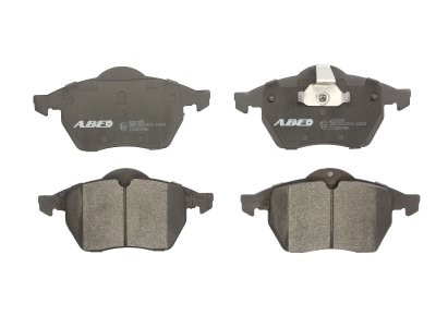 Set plăcuțe frână ABE, față ,pentru: CHEVROLET ASTRA, VECTRA; OPEL ASTRA G, CALIBRA A, VECTRA B; SAAB 900 II, 9-3, 9-5 1.6-2.6 08.91-12.11