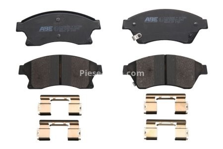 Set plăcuțe frână ABE, față ,pentru: CHEVROLET AVEO, CRUZE, ORLANDO, TRAX; OPEL ANTARA A, ASTRA J, ASTRA J GTC, ASTRA J/HATCHBACK 1.2-2.2D 05.09-