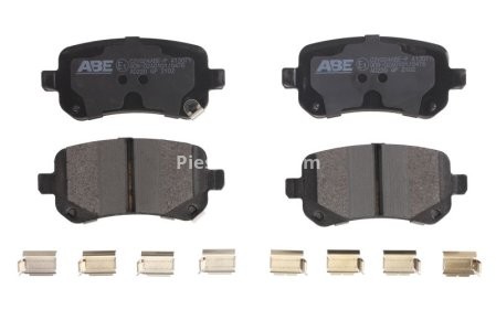 Set plăcuțe frână ABE, spate ,pentru: CHRYSLER GRAND VOYAGER V, TOWN & COUNTRY, VOYAGER V; DODGE GRAND, JOURNEY; FIAT FREEMONT; JEEP CHEROKEE; VW ROUTAN 2.0D-4.0 06.07-