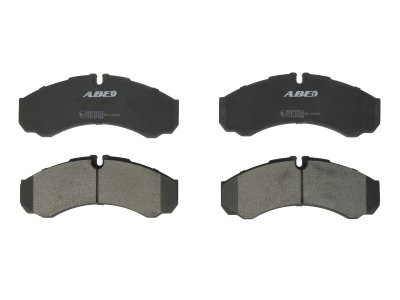 Set plăcuțe frână ABE, față ,pentru: IVECO DAILY I, DAILY II, DAILY III, DAILY IV, DAILY V, DAILY VI; RVI MASCOTT; CITROEN JUMPER II; NISSAN NT400 CABSTAR; RENAULT MASCOTT 2.0D-Electric 01.85-