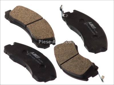 Set plăcuțe frână ABE, față ,pentru: CITROEN C4 AIRCROSS, C-CROSSER, C-CROSSER ENTERPRISE; DODGE VIPER; MITSUBISHI 3000 GT, COLT VI, DELICA / SPACE GEAR, ECLIPSE, ECLIPSE I 0.7-8.4 03.80-
