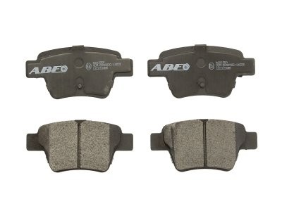 Set plăcuțe frână ABE, spate ,pentru: CITROEN C4, C4 GRAND PICASSO I, C4 I, C4 PICASSO I; PEUGEOT 207, 307, 405 I, 408, PARTNER, PARTNER TEPEE 1.4-2.0D 07.88-