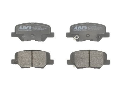 Set plăcuțe frână ABE, spate ,pentru: CITROEN C4 AIRCROSS; MAZDA 3, 6; MITSUBISHI ASX, OUTLANDER III; PEUGEOT 4008 1.6-2.5 05.10-