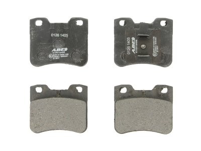Set plăcuțe frână ABE, față ,pentru: CITROEN AX, SAXO; PEUGEOT 106 I, 106 II 1.0-Electric 09.91-07.04 1
