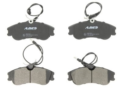 Set plăcuțe frână ABE, față ,pentru: CITROEN BERLINGO, BERLINGO/MINIVAN, XSARA; PEUGEOT 206, 306, PARTNER, PARTNER ORIGIN, PARTNER ORIGIN/MINIVAN, PARTNER/MINIVAN 1.1-Electric 04.93-12.15