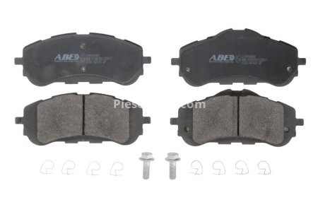 Set plăcuțe frână ABE, față ,pentru: CITROEN BERLINGO/MINIVAN; PEUGEOT 308 II, PARTNER/MINIVAN 1.2-Electric 09.13-