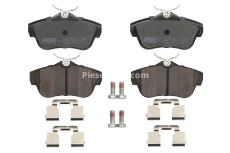 Set plăcuțe frână ABE, spate ,pentru: CITROEN JUMPY II, JUMPY III, SPACETOURER; FIAT SCUDO; PEUGEOT BOXER, EXPERT, EXPERT TEPEE, TRAVELLER; TOYOTA PROACE 1.6D-2.8D 10.00-