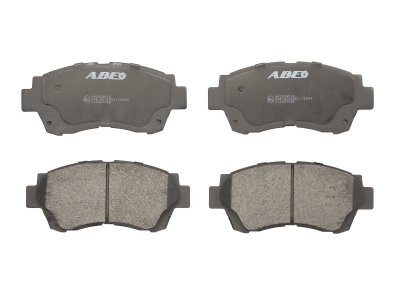 Set plăcuțe frână ABE, față ,pentru: CITROEN ZX; LEXUS LS; TOYOTA ALTEZZA, ALTEZZA GITA, ARISTO, AVALON, BREVIS, CALDINA, CAMRY, CELICA, CELSIOR, CENTURY, CHASER, CORONA, CRESTA V 1.6-4.3 10.82-