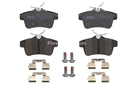 Set plăcuțe frână ABE, spate ,pentru: DS DS 4, DS 5; CITROEN C4 I, C4 II, DS4, DS5; FIAT TIPO; PEUGEOT 3008, 308, 308 I, 5008, 5008 I, 5008 II, 508 I, 508/KOMBI, RCZ 1.2-2.2D 06.09-
