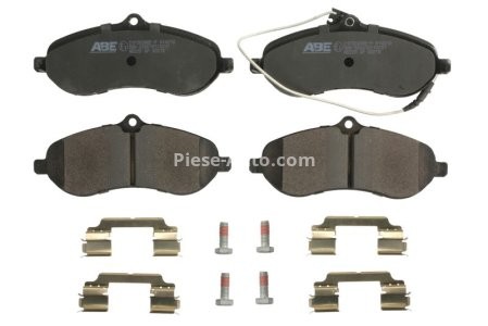 Set plăcuțe frână ABE, față ,pentru: CITROEN JUMPY II, JUMPY III, SPACETOURER; FIAT SCUDO; PEUGEOT EXPERT, EXPERT TEPEE, TRAVELLER 1.6D/2.0/2.0D 09.02-