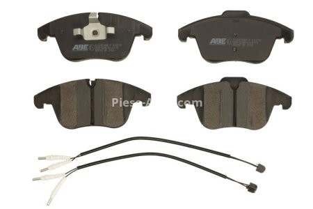 Set plăcuțe frână ABE, față ,pentru: CITROEN C5 III; PEUGEOT 407, 508 I, 508/KOMBI, RCZ 1.6-2.2D 05.04-