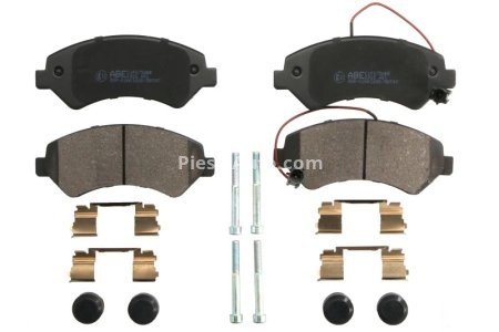 Set plăcuțe frână ABE, față ,pentru: CITROEN DS3, JUMPER II, XSARA; FIAT DUCATO; PEUGEOT 2008 I, 206, 207, BOXER, PARTNER ORIGIN 1.4D-Electric 04.00-
