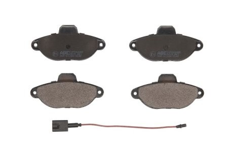Set plăcuțe frână ABE, față ,pentru: FIAT 500, 500 C, PANDA, PUNTO, SEICENTO / 600; FORD KA 0.9-Electric 11.97-