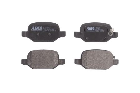 Set plăcuțe frână ABE, spate ,pentru: FIAT 500L 0.9-1.6D 09.12-