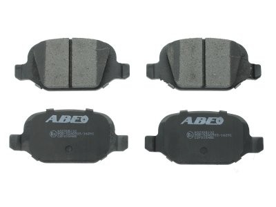 Set plăcuțe frână ABE, spate ,pentru: FIAT PANDA 0.9-1.3D 02.12-