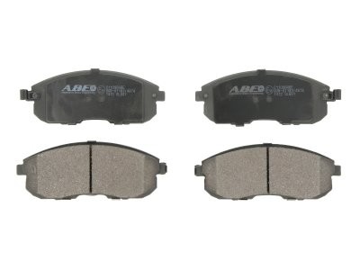 Set plăcuțe frână ABE, față ,pentru: FIAT SEDICI; NISSAN ALTIMA, AVENIR, CUBE, JUKE, MAXIMA / MAXIMA QX V, MURANO II, PULSAR, SENTRA V, SENTRA VII, SKYLINE, STAGEA, TEANA I 1.2-3.6 03.89-