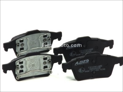 Set plăcuțe frână ABE, spate ,pentru:  FORD TRANSIT CONNECT; NISSAN PRIMERA; OPEL SIGNUM; RENAULT LAGUNA II, MEGANE II, VEL SATIS; SAAB 9-3 1.6-3.5 09.00-