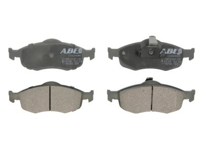 Set plăcuțe frână ABE, față ,pentru: FORD COUGAR, MONDEO I, MONDEO II, SCORPIO I, SCORPIO II, SIERRA II; FORD USA CONTOUR 1.6-2.9 04.85-12.01