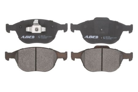 Set plăcuțe frână ABE, față ,pentru: FORD C-MAX II, ECOSPORT, FIESTA V, FOCUS I, FOCUS II, FOCUS III, TOURNEO CONNECT, TRANSIT CONNECT 1.3-2.0 11.01-